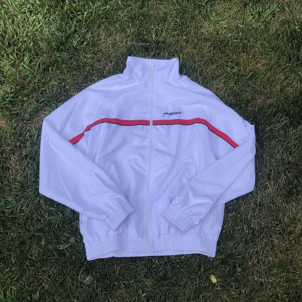 Yardsale XXX Skateboards White Track Jacket Zip Up...