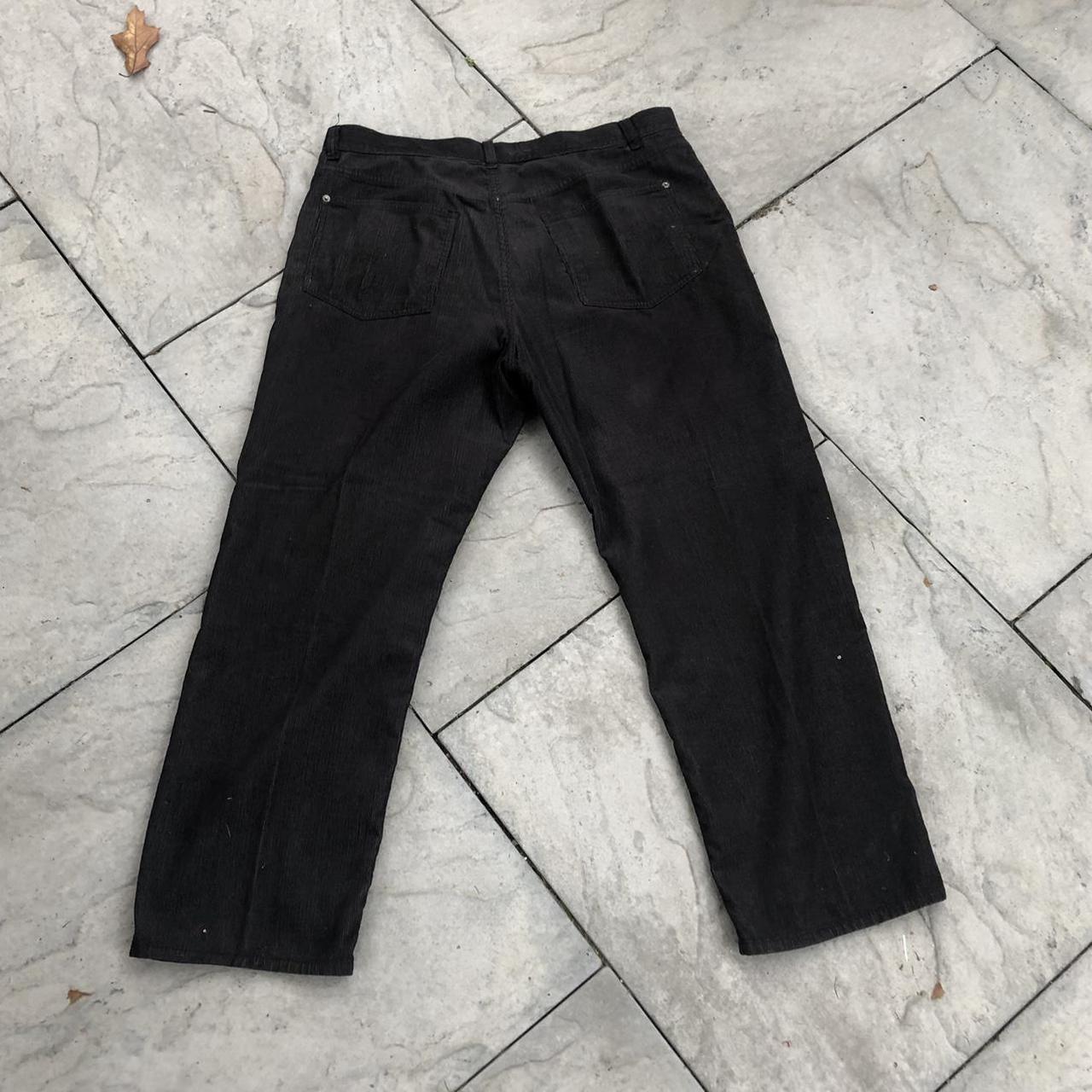 Very Baggy Calvin Klein Straight fit Black Corduroy... - Depop