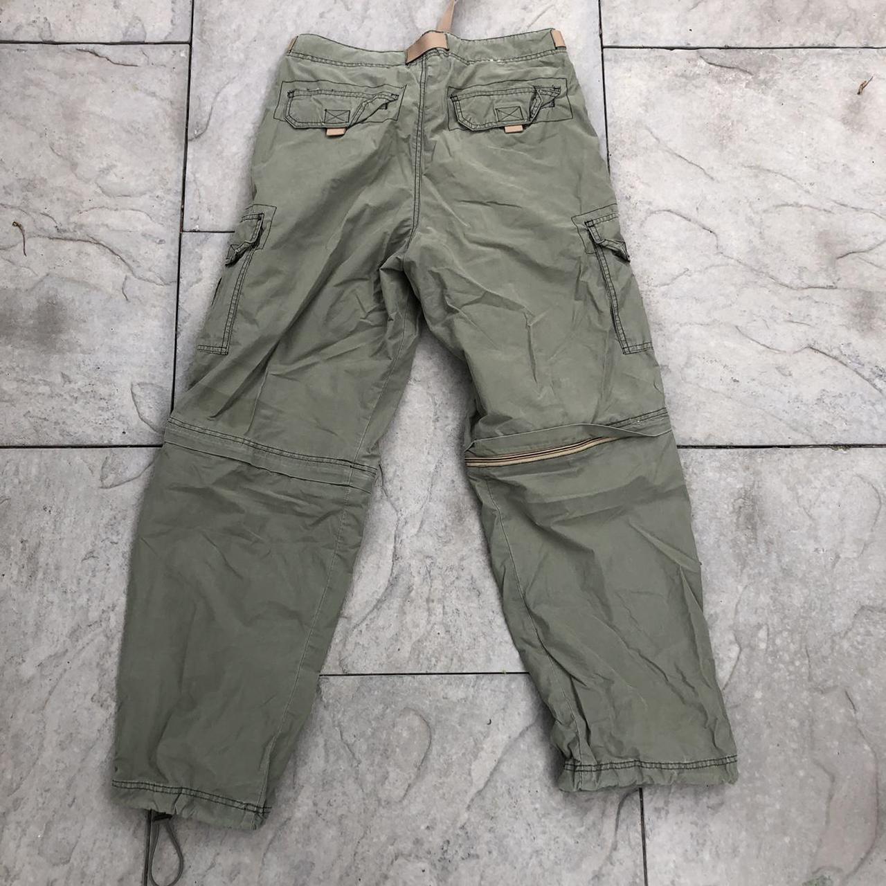Canyon River Blues Men's Green and Brown Trousers | Depop