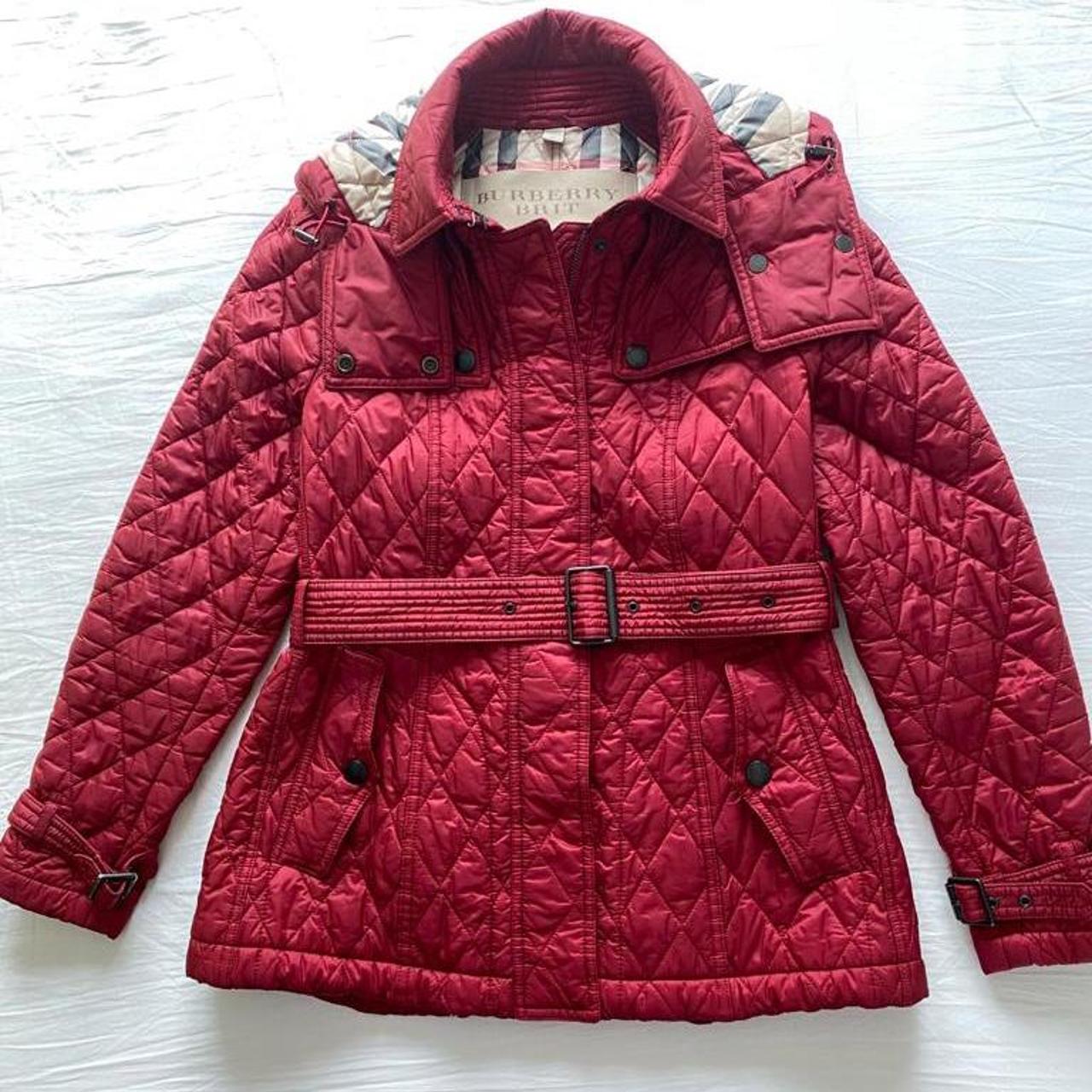 Burberry short finsbridge quilted clearance coat