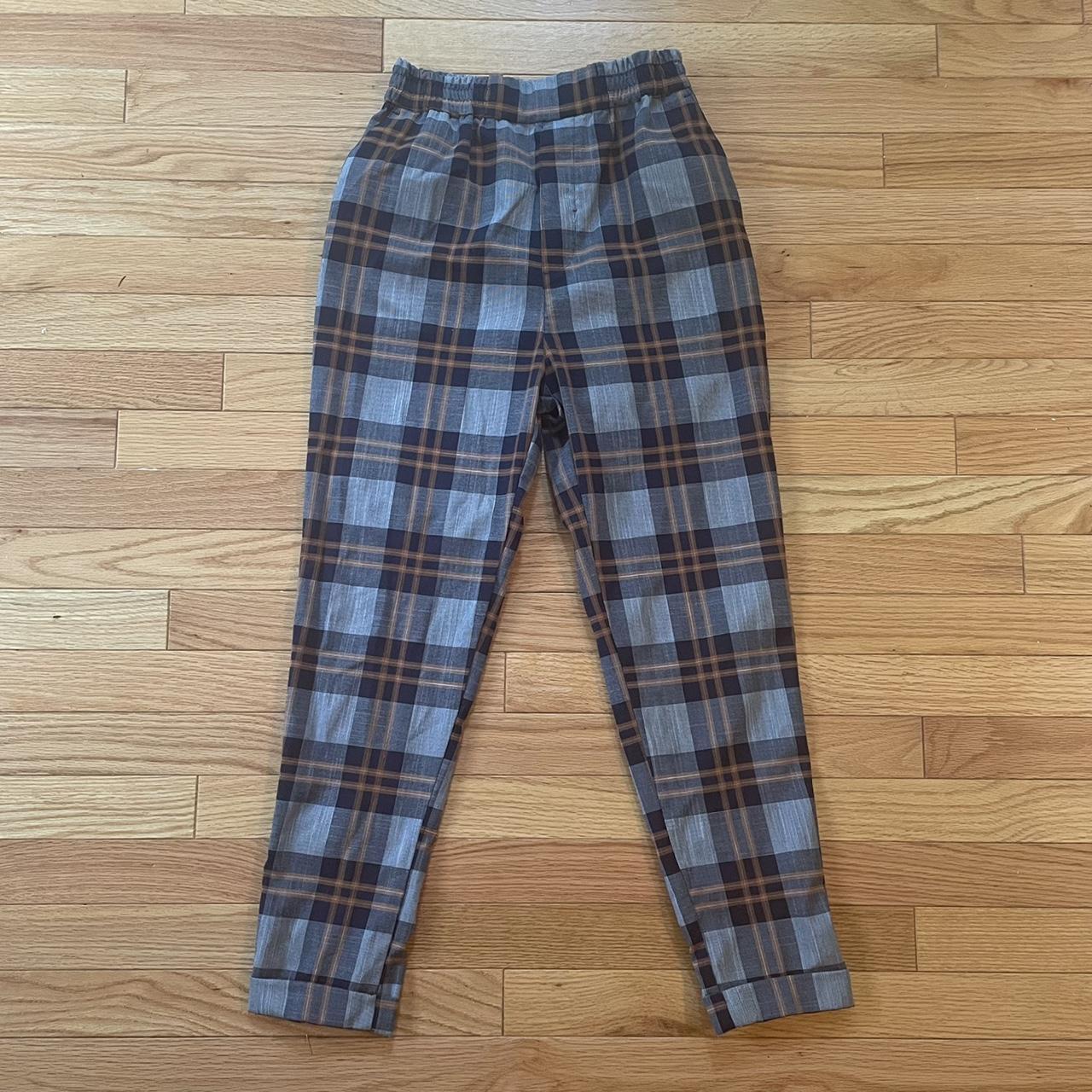 Plaid pants best sale pull and bear