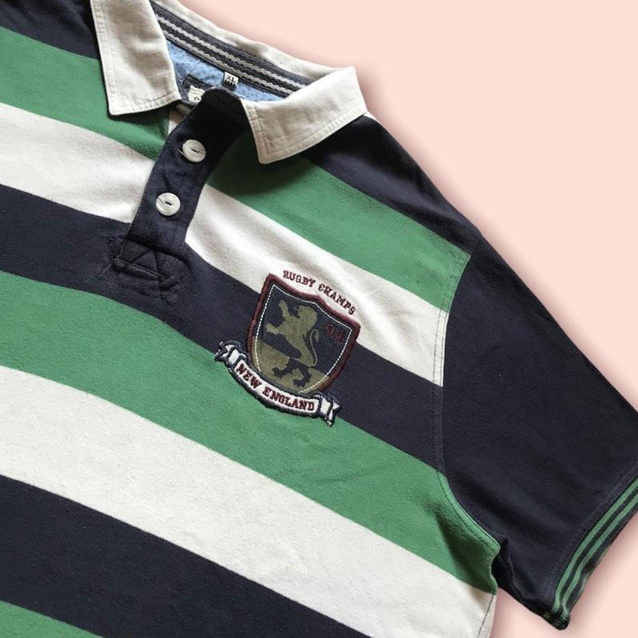 🧶Boston crew New England rugby champs polo shirt... Depop