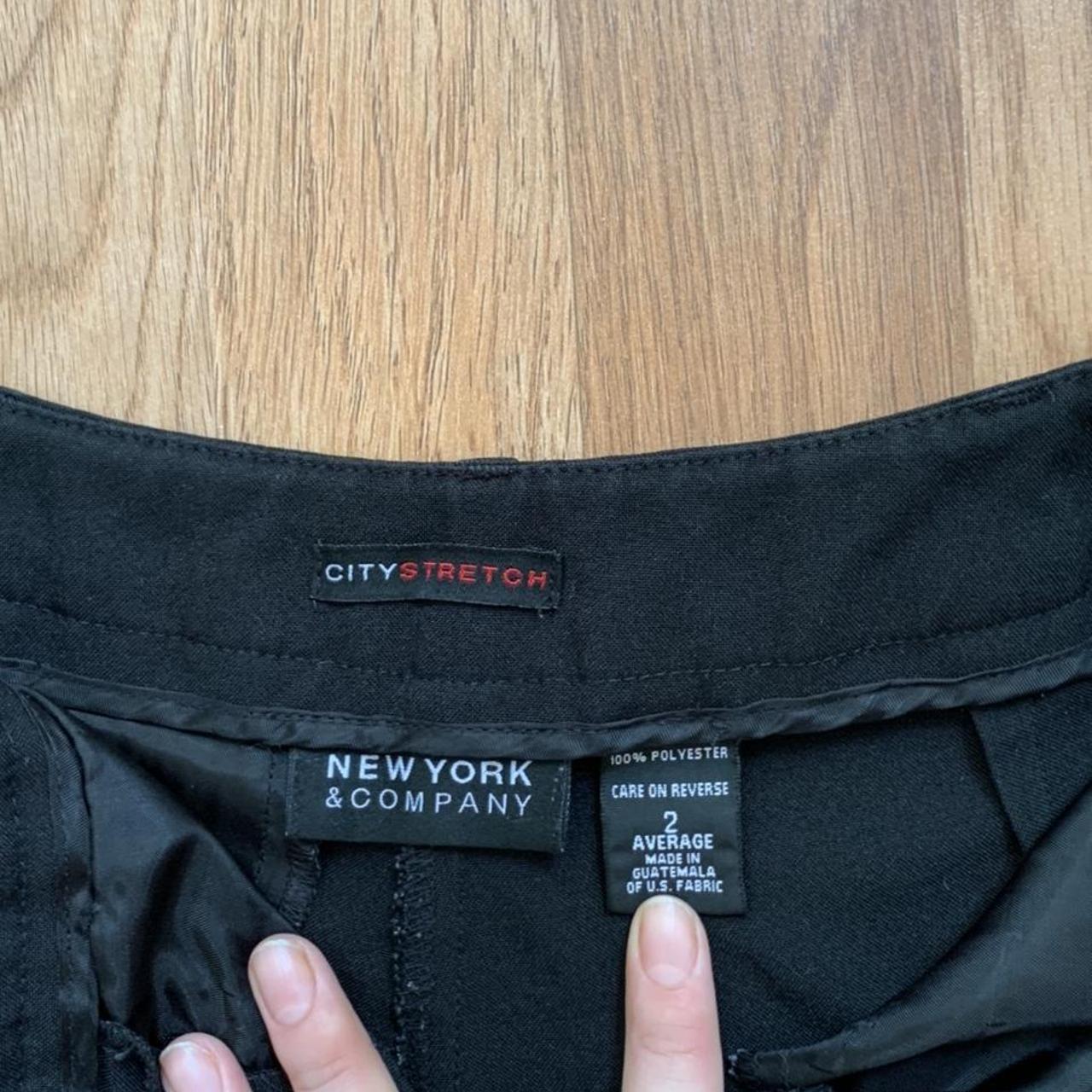 NY&CO black womens trousers Missing inside button,... - Depop