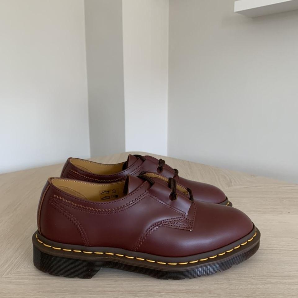 Dr martens hot sale 1461 ghillie oxblood