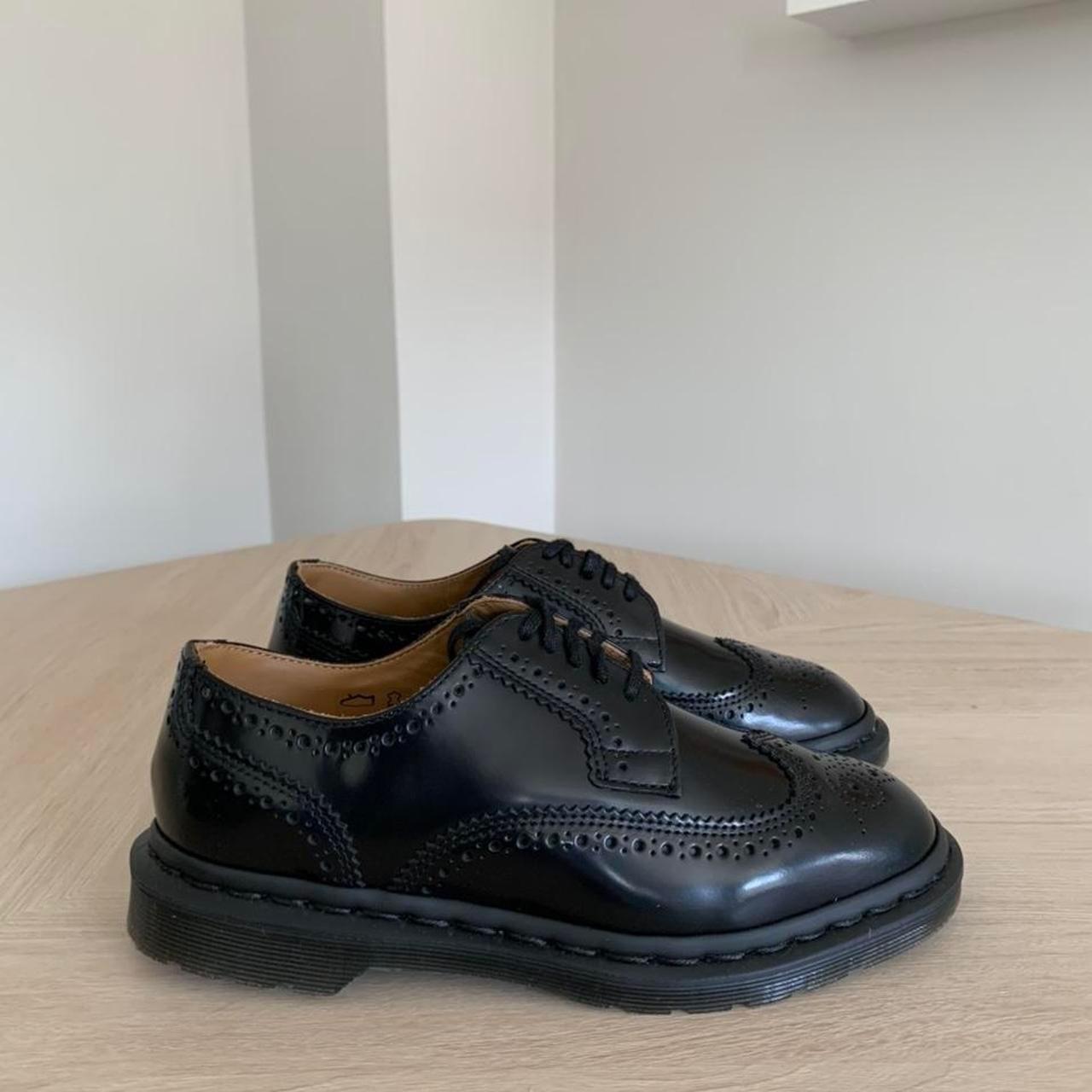 Dr Marten Kelvin II Black Brogue Shoes, UK 3, Can be