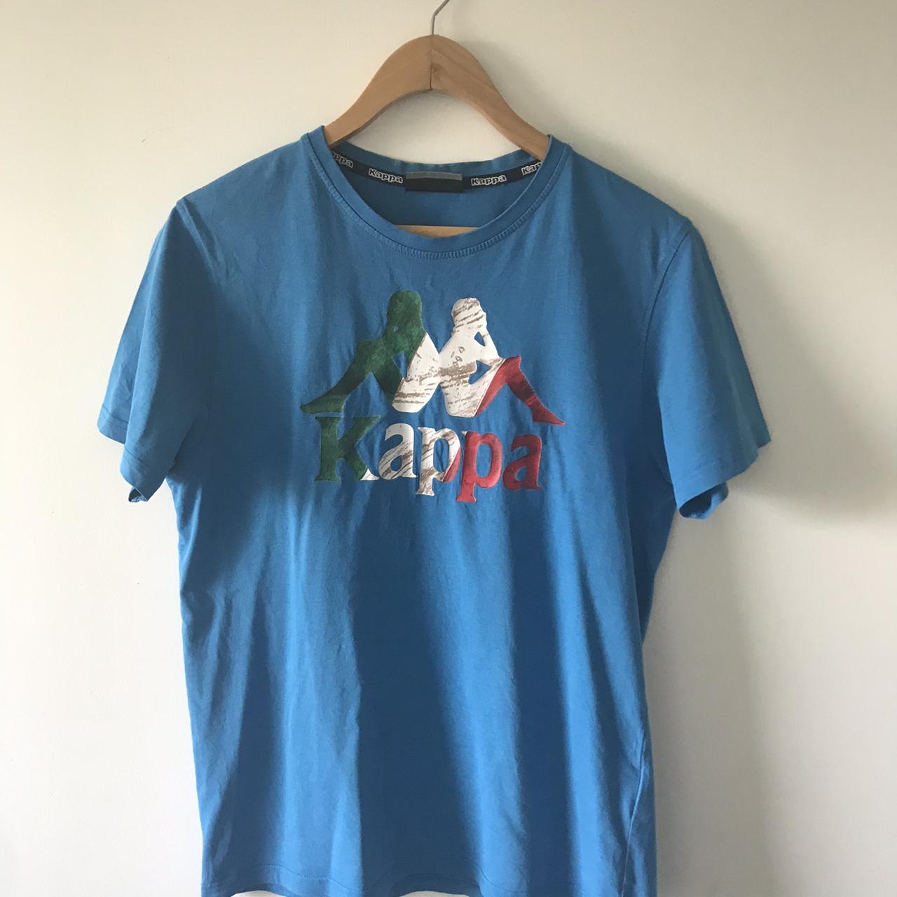 Baby blue best sale kappa shirt