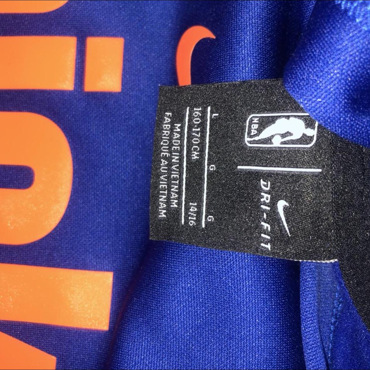 Nike New York knicks warmup hoodie excellent... - Depop