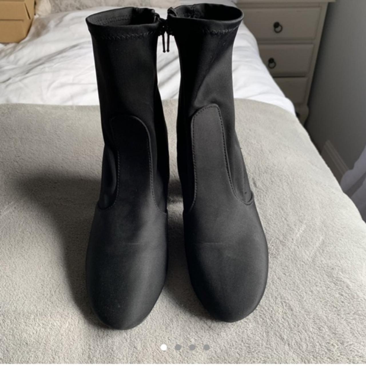 Matalan sock boots, size 4. Have only been worn once... Depop