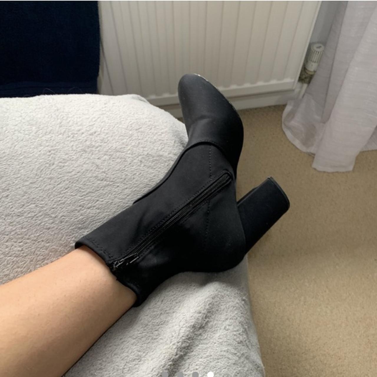 Matalan sock boots, size 4. Have only been worn once... Depop