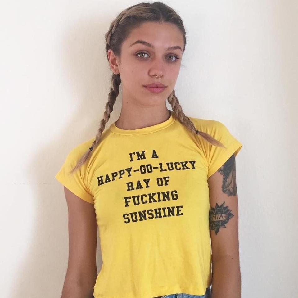 happy go lucky ray of sunshine t shirt