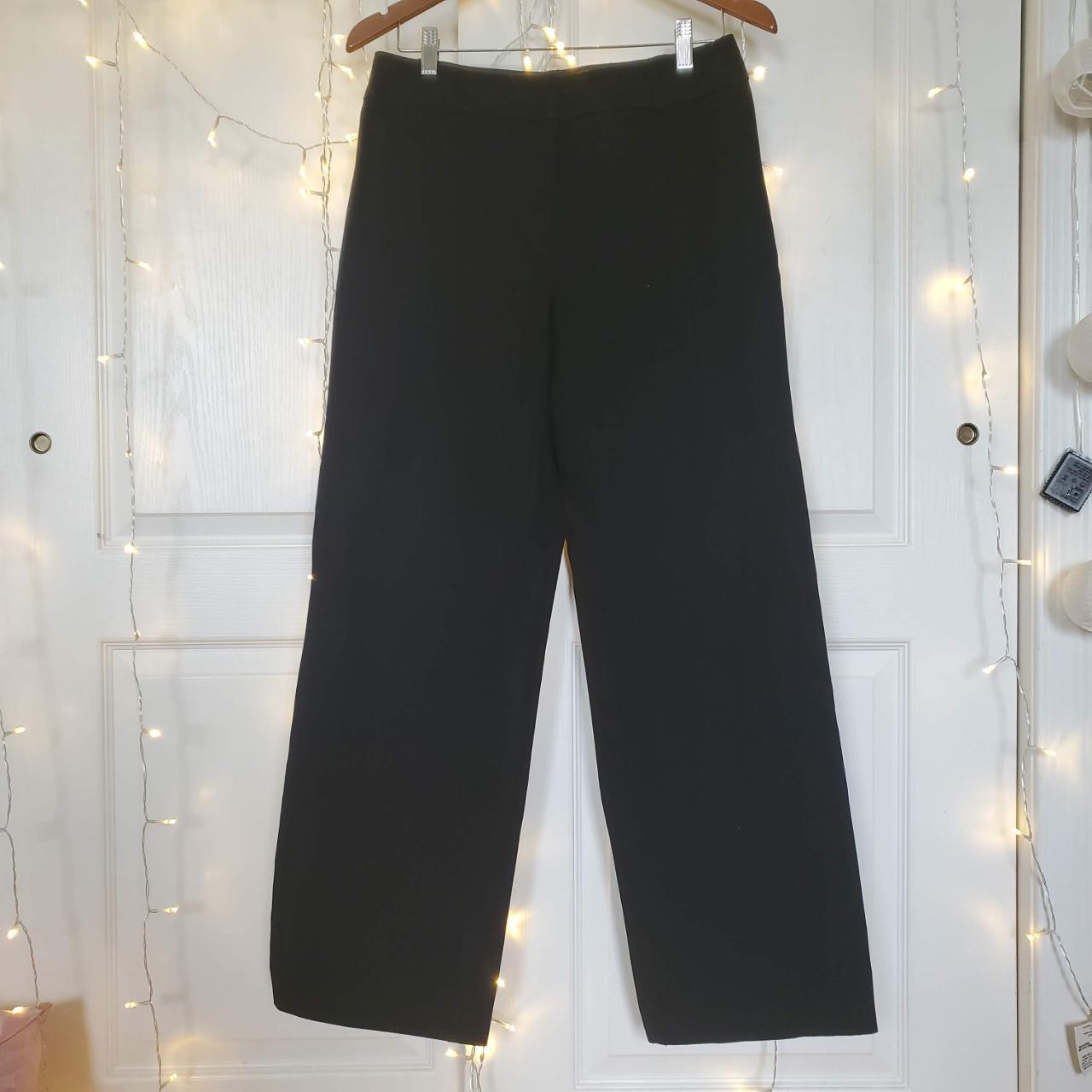 Evan Picone Women's Black Trousers | Depop