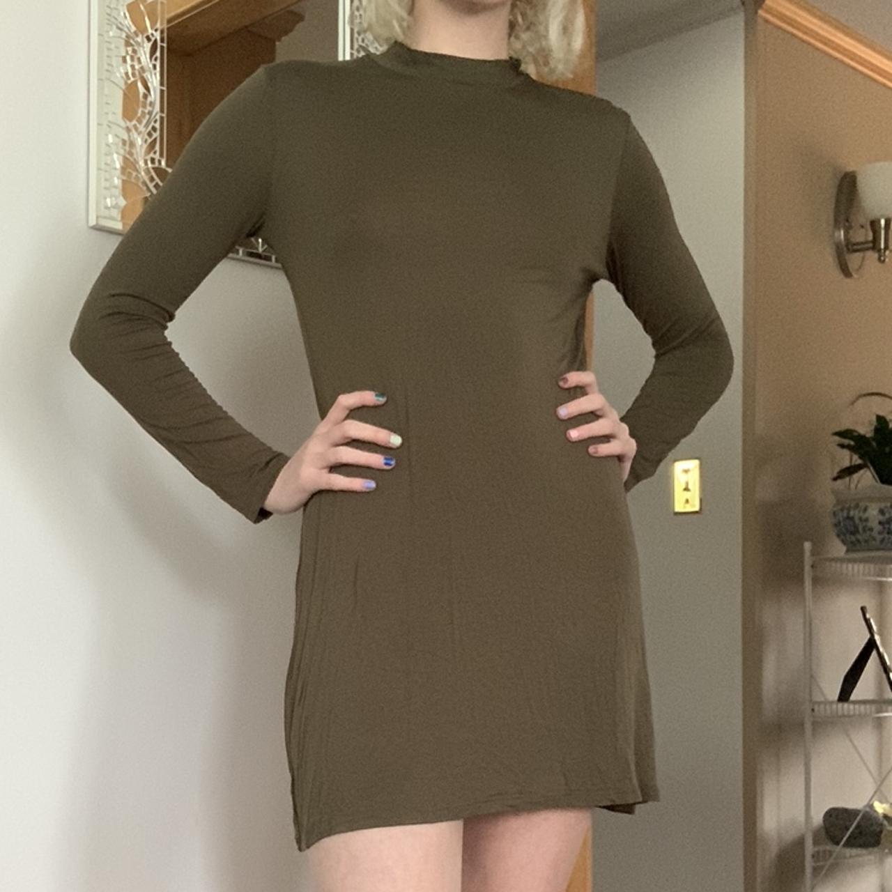 Olive green dress outlet forever 21