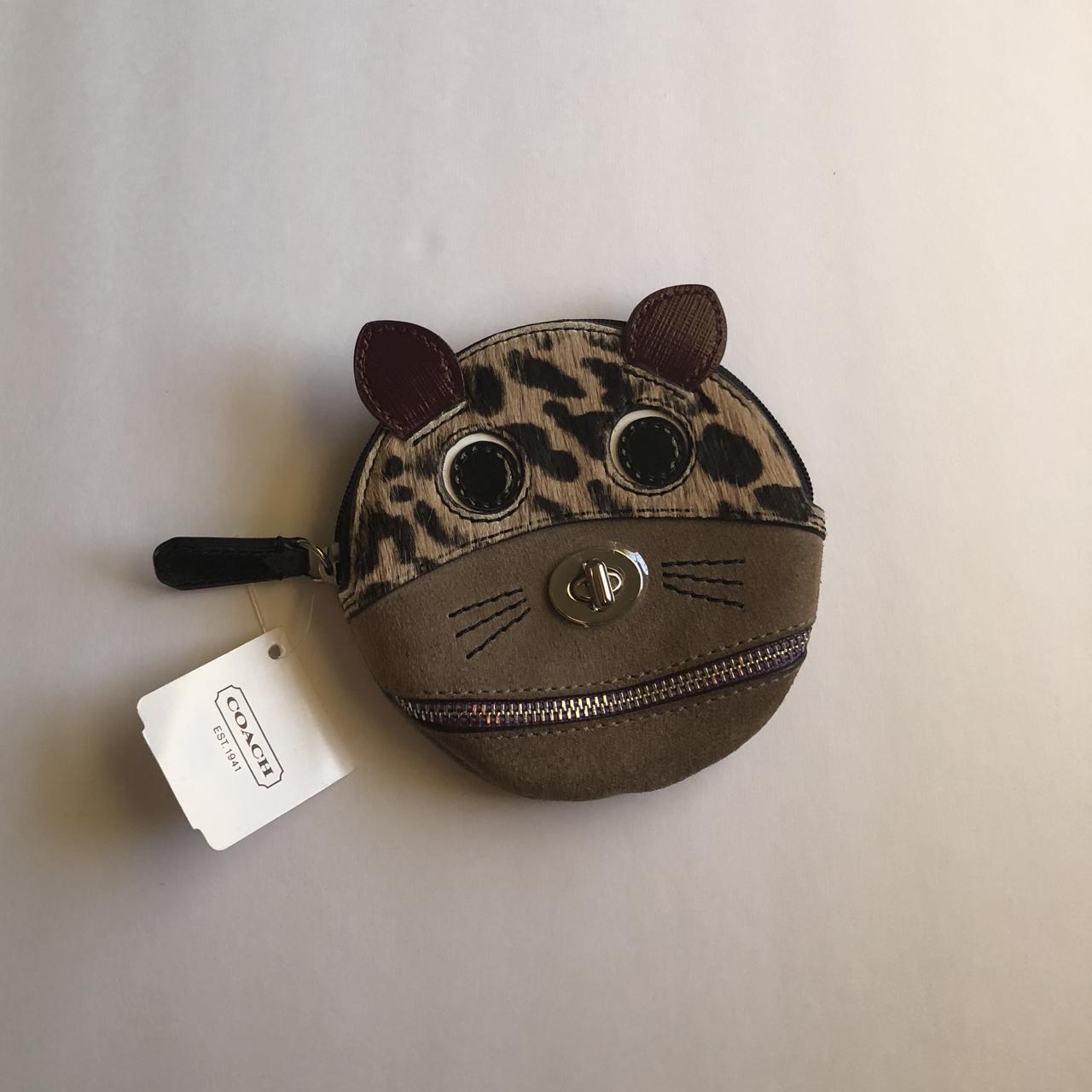 Coach Cat Coin Purse Never Used Mint Condition Depop