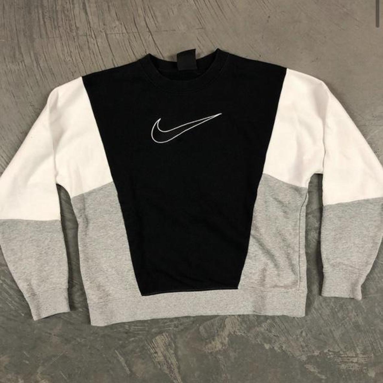 nike color block crewneck