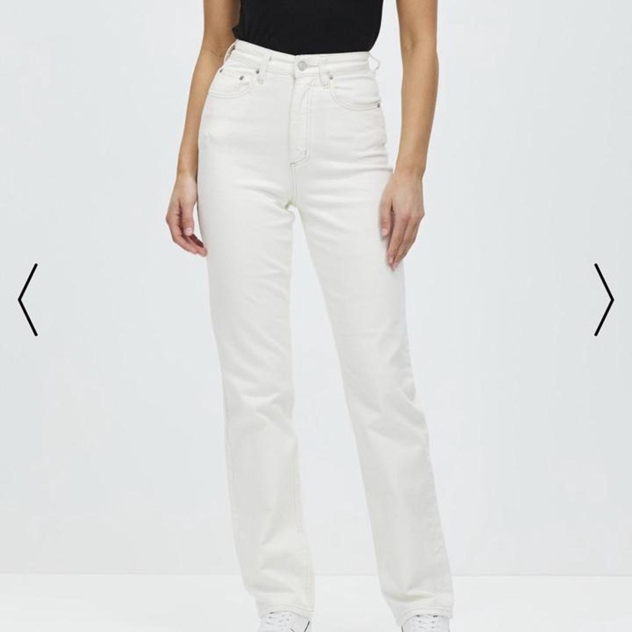 LEE high waisted white jeans. Hardly ever worn - too... - Depop