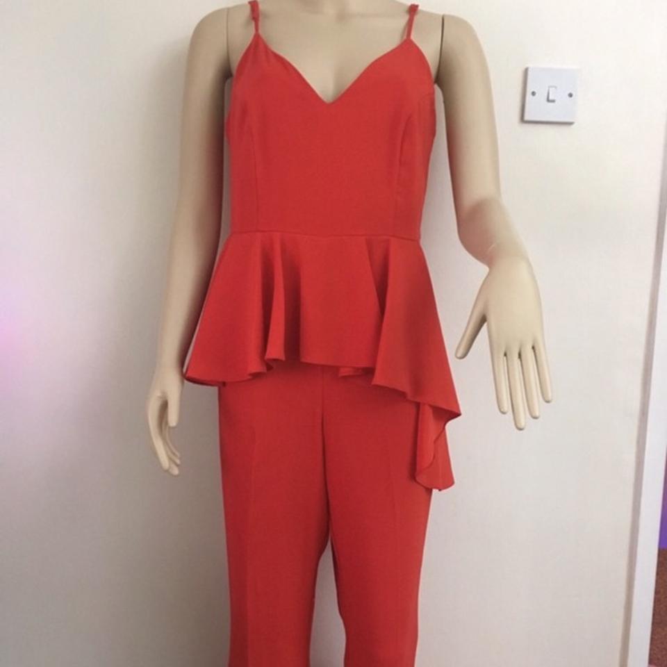 michelle keegan red jumpsuit