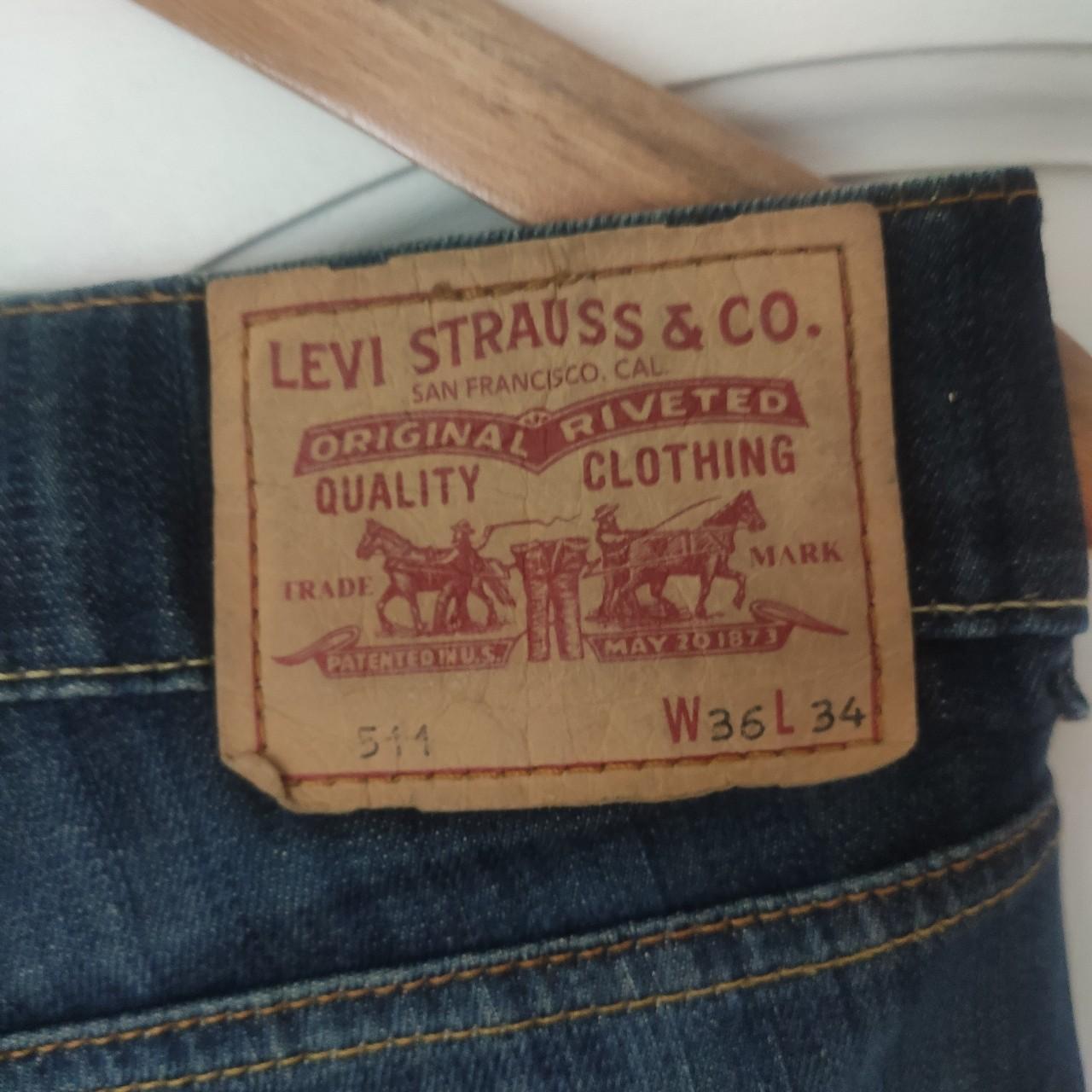 Levi's jeans 511 slim fit, tailored to skinny fit.... - Depop