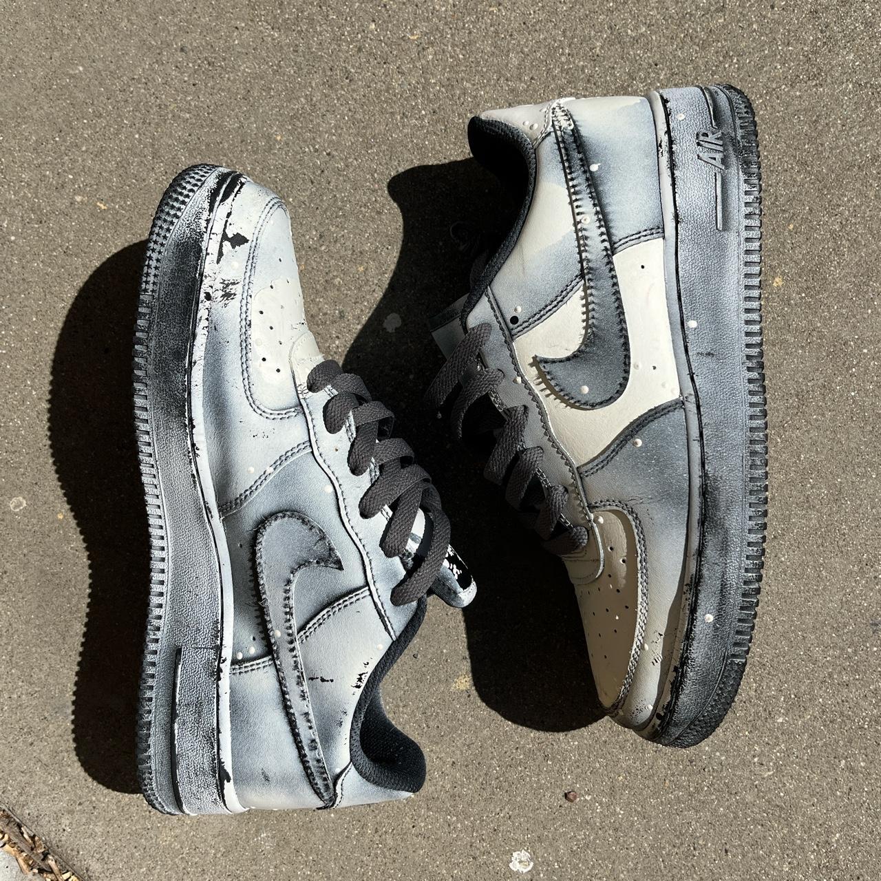 custom air force ones white