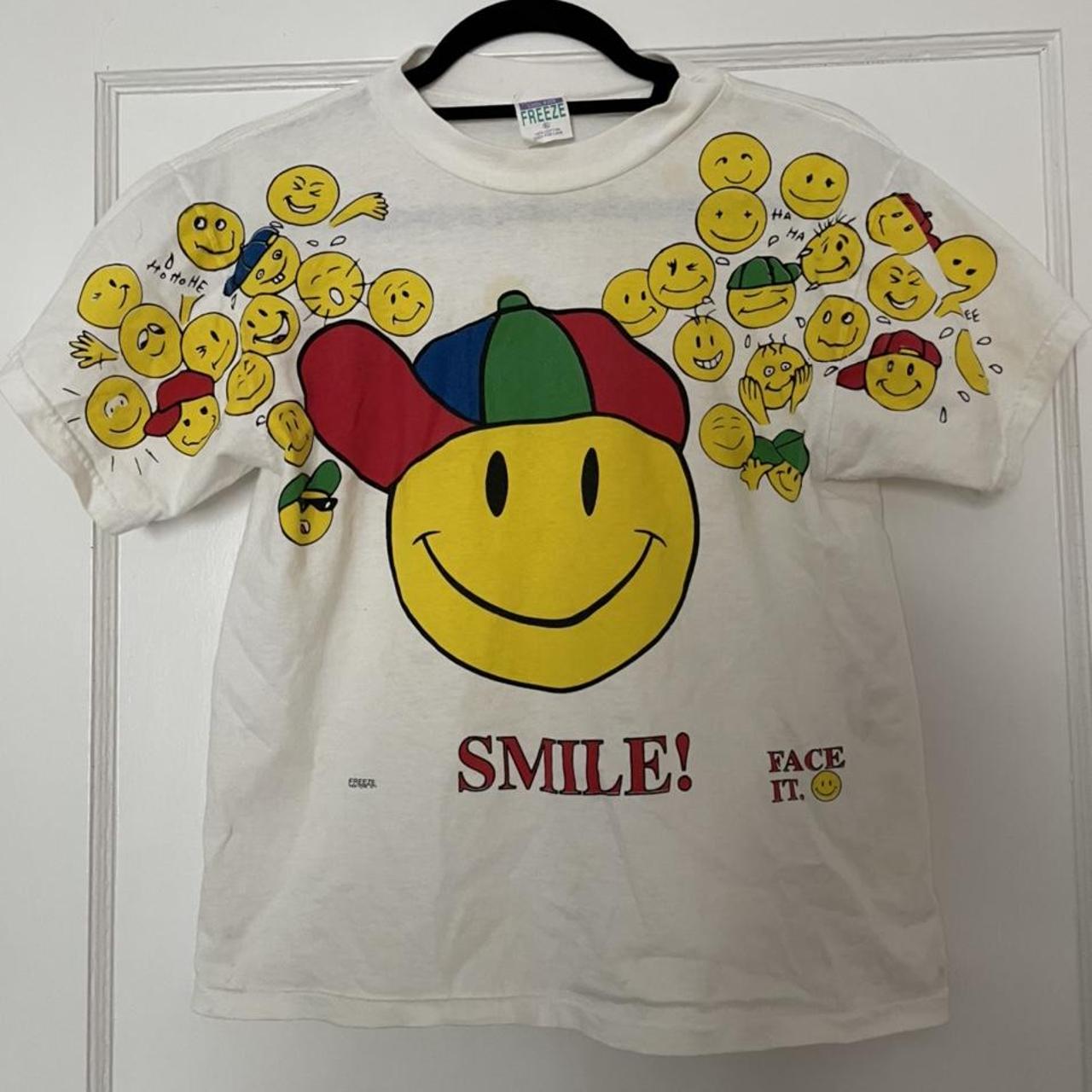 Freeze 24-7 Women's White and Yellow T-shirt
