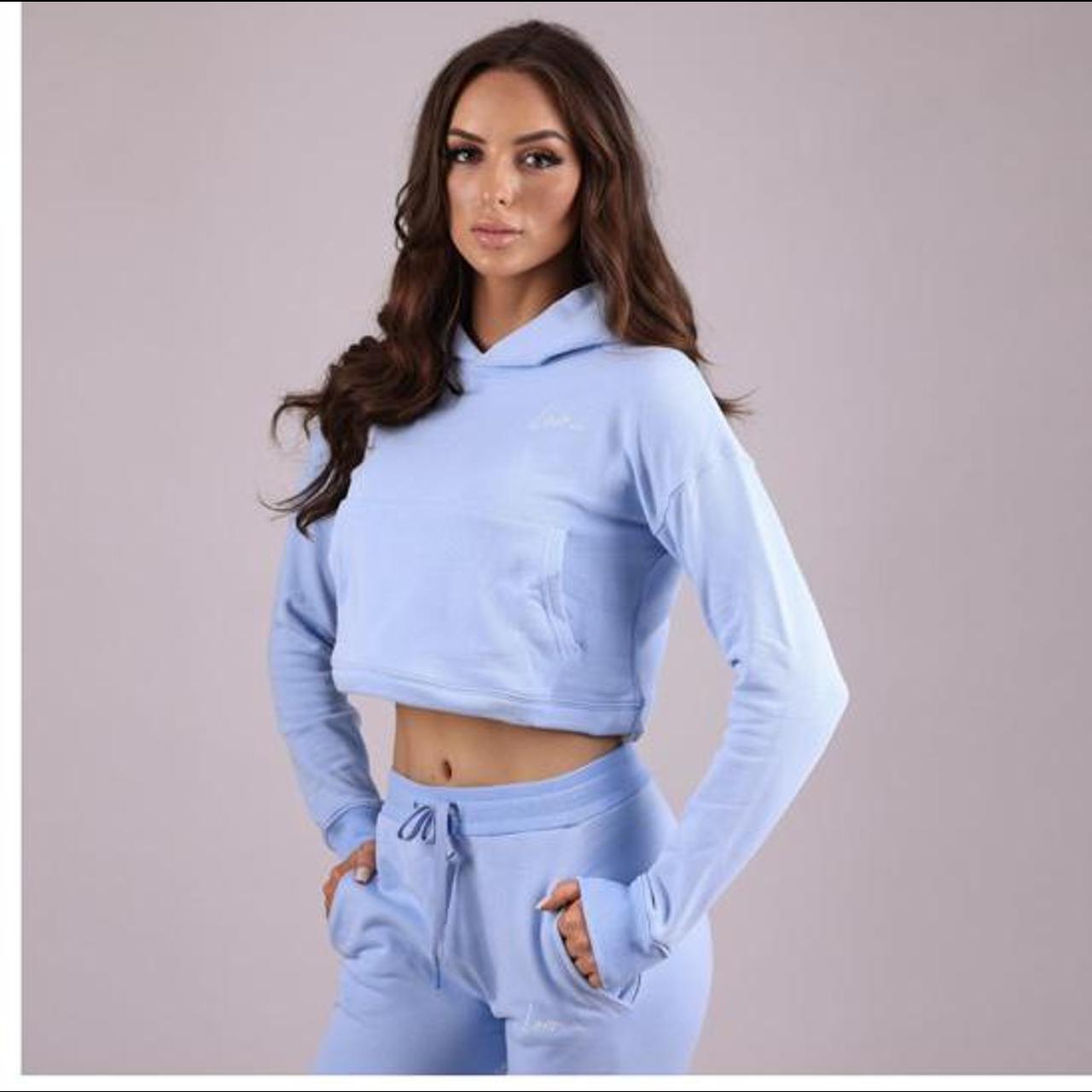 Baby blue tracksuit Fit a size UK 810 (size 6 for... Depop