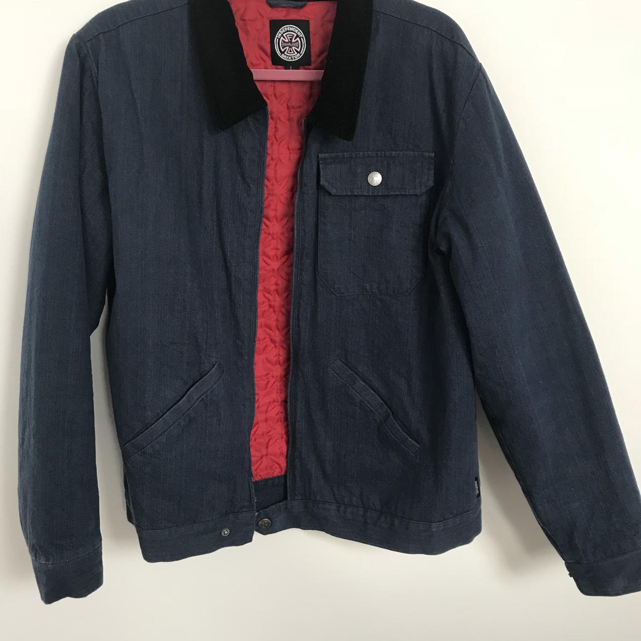 Independent x Brixton denim jacket in great | Depop