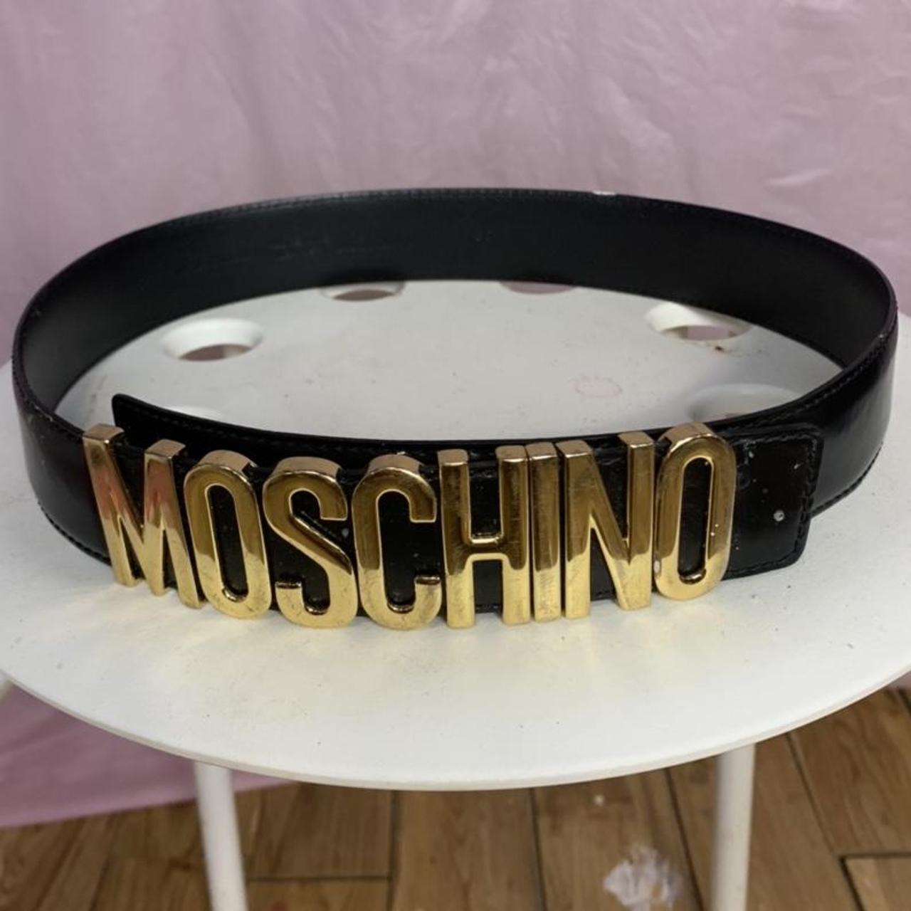 Authentic moschino belt from the real real. Can show