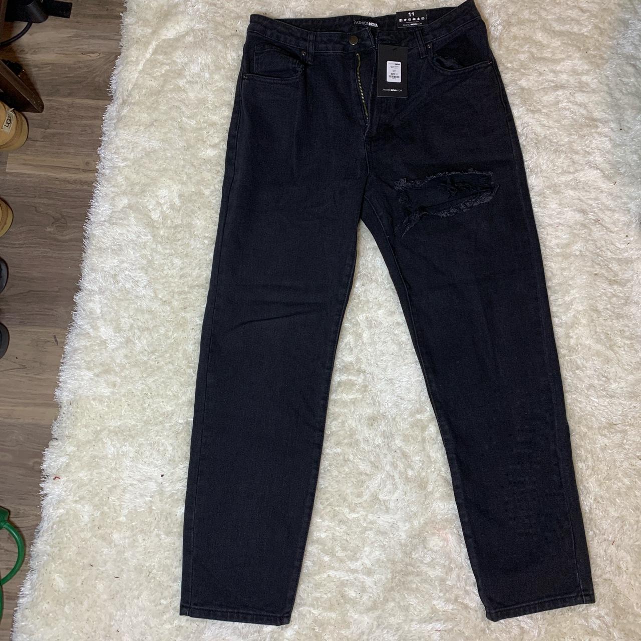 Jaydon Ripped Mom Jeans” from FN - never - Depop