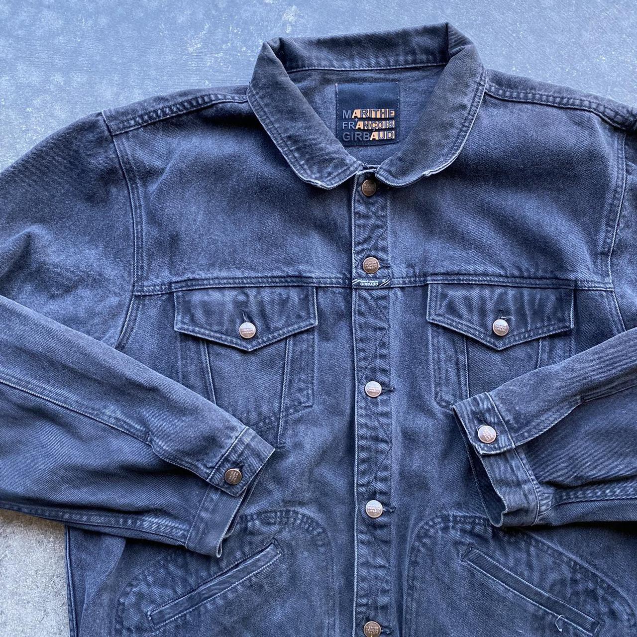 Vintage 90s Marithe Francois Girbaud Denim Trucker... - Depop