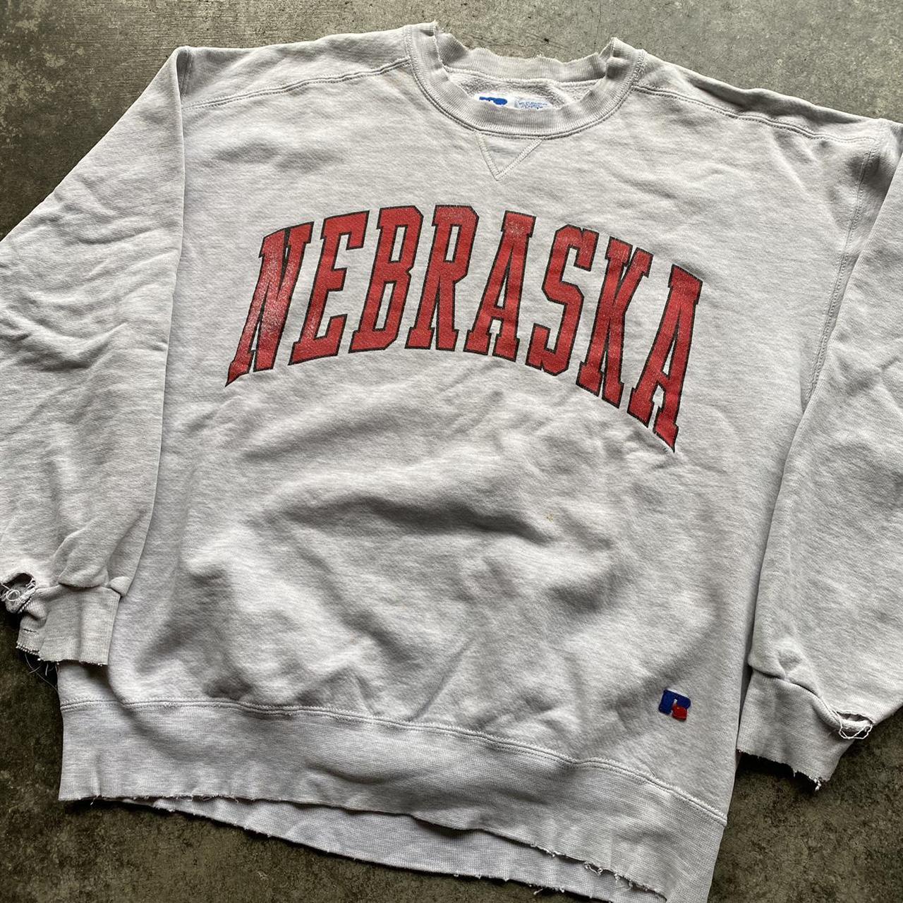 Vintage 90s Russell Athletics Nebraska University... - Depop