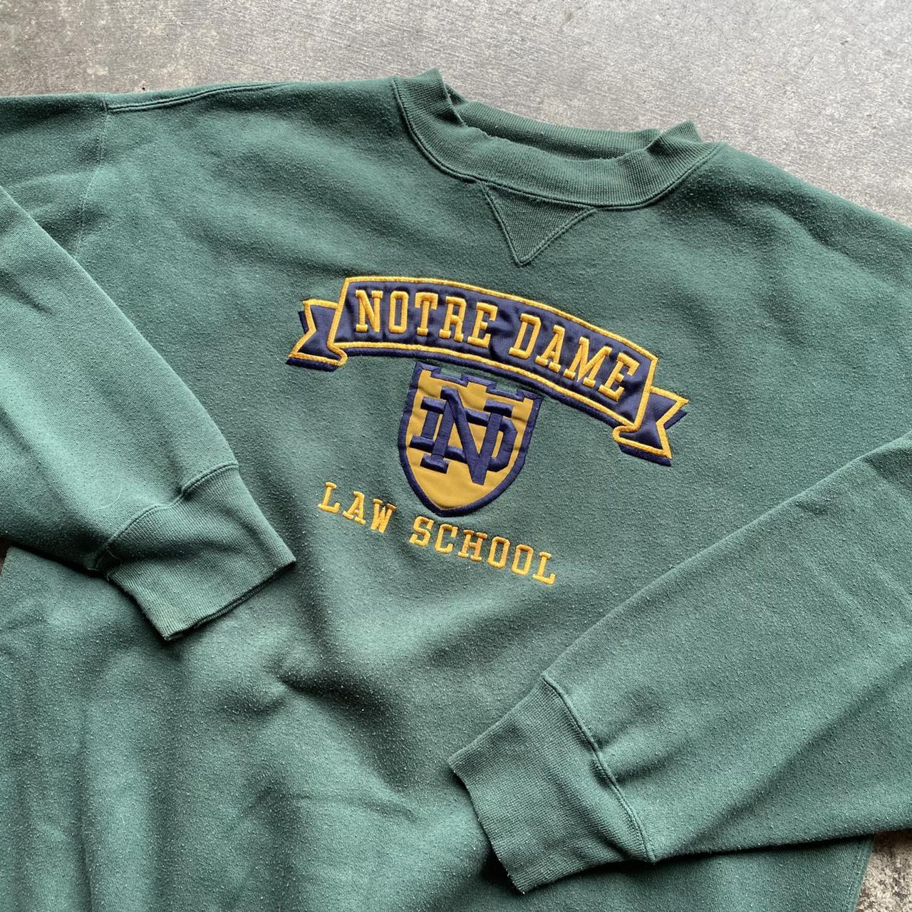 Vintage 90s Notre Dame Law School Pullover Depop vintage-90s-notre-dame-law-school-pullover-depop