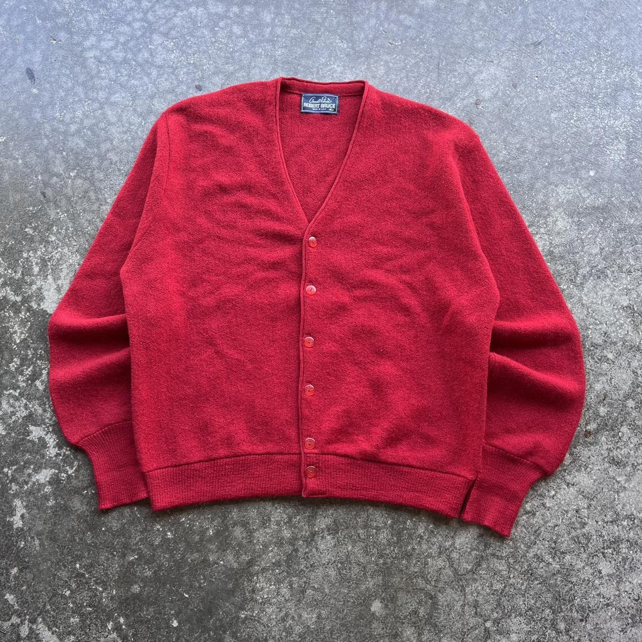 Vintage 80s Robert Bruce Cardigan Sweater , Mens size...