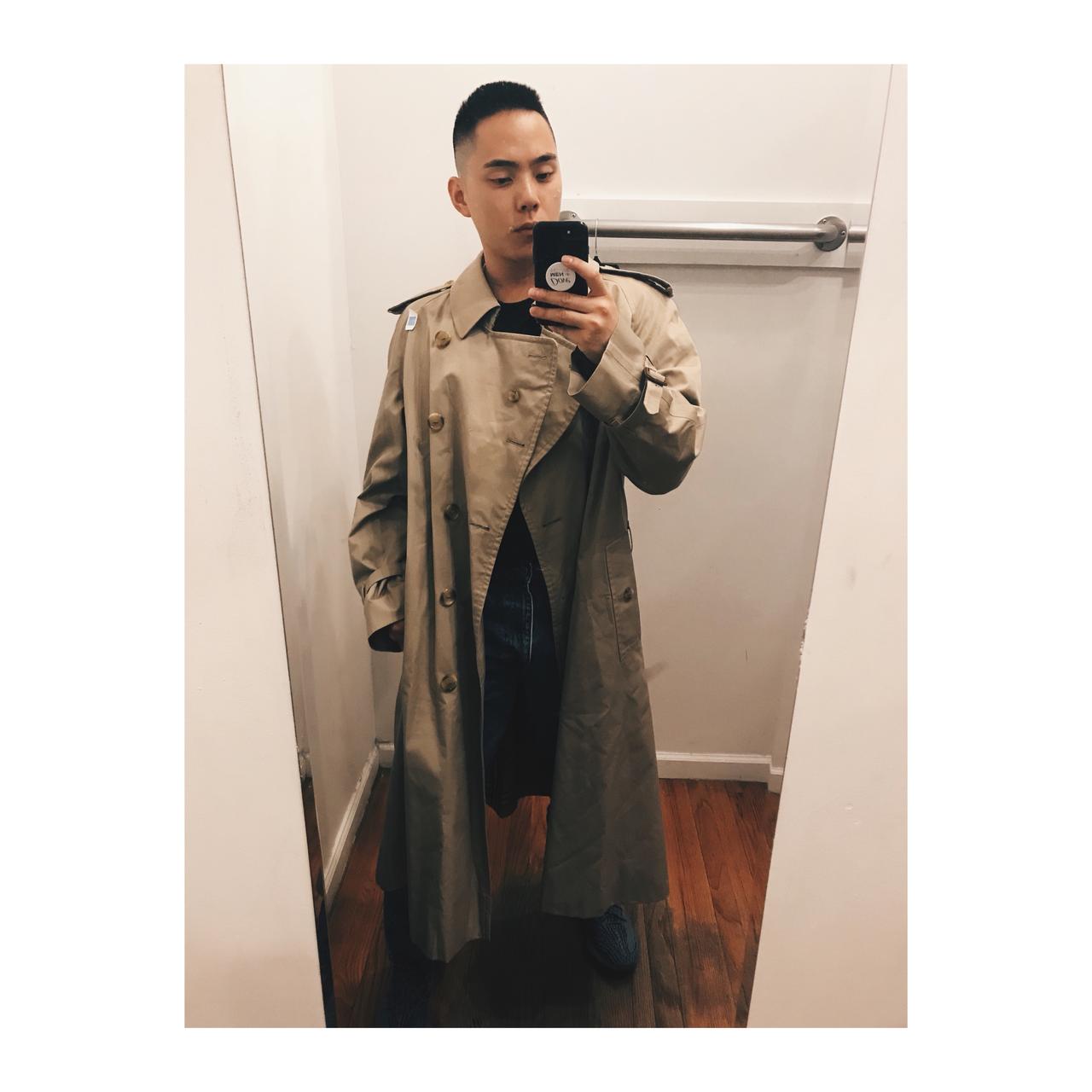 depop burberry trench