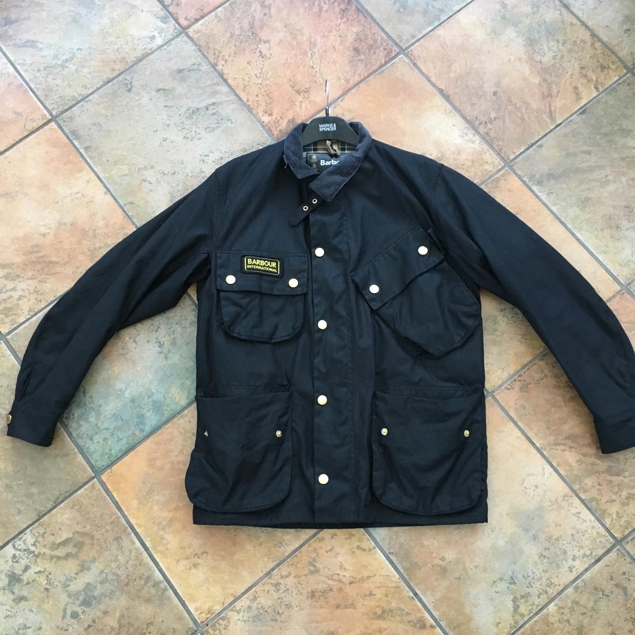 Barbour International original wax jacket Size... - Depop