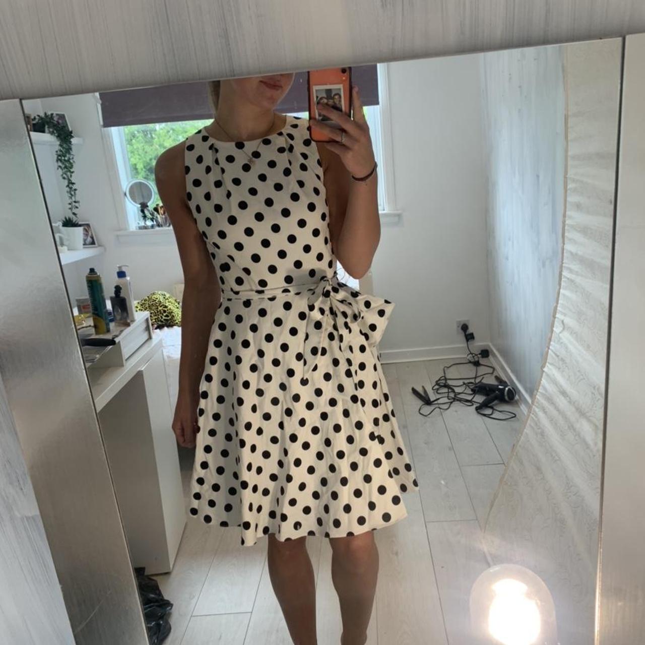 Coast polka outlet dot dress