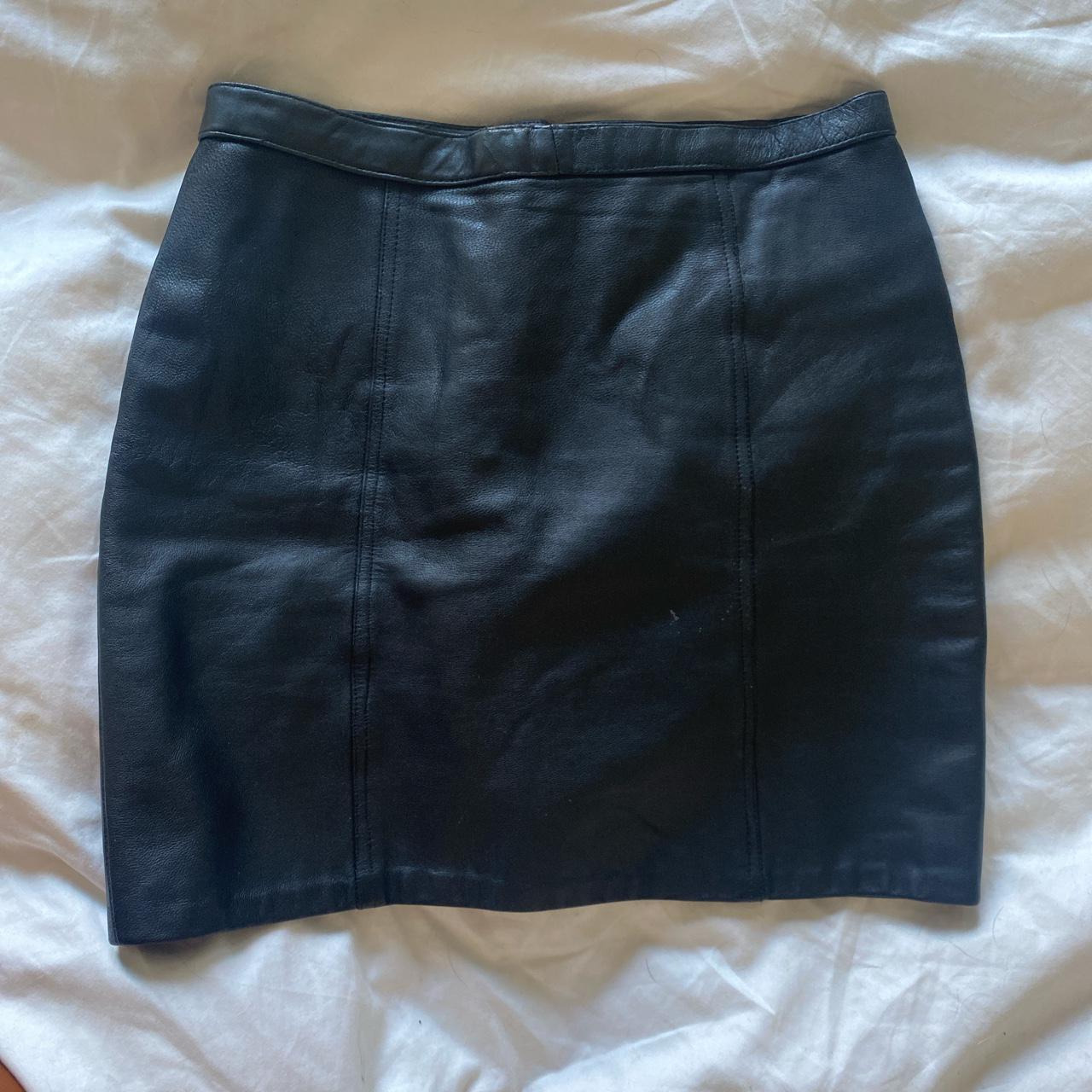 AllSaints Women's Black Skirt | Depop