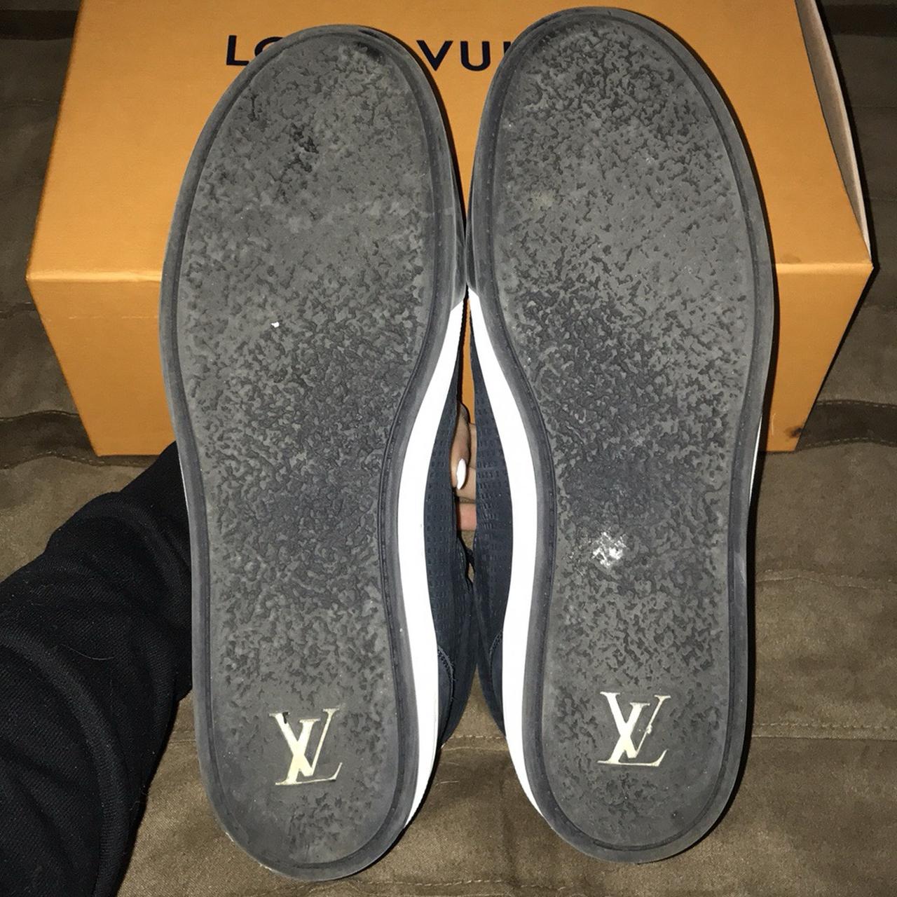 Louis Vuitton High Top Sneakers Size 10.5 Fits - Depop