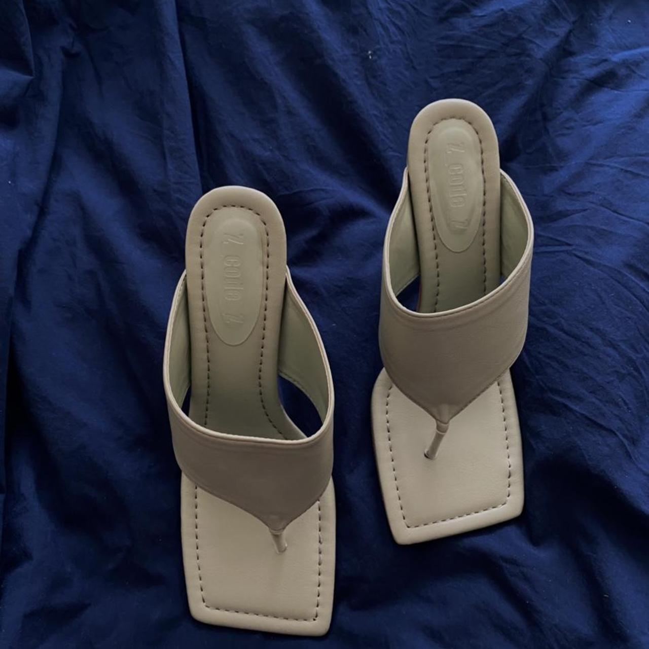 z code z nada vegan toe post heels sandals in... Depop