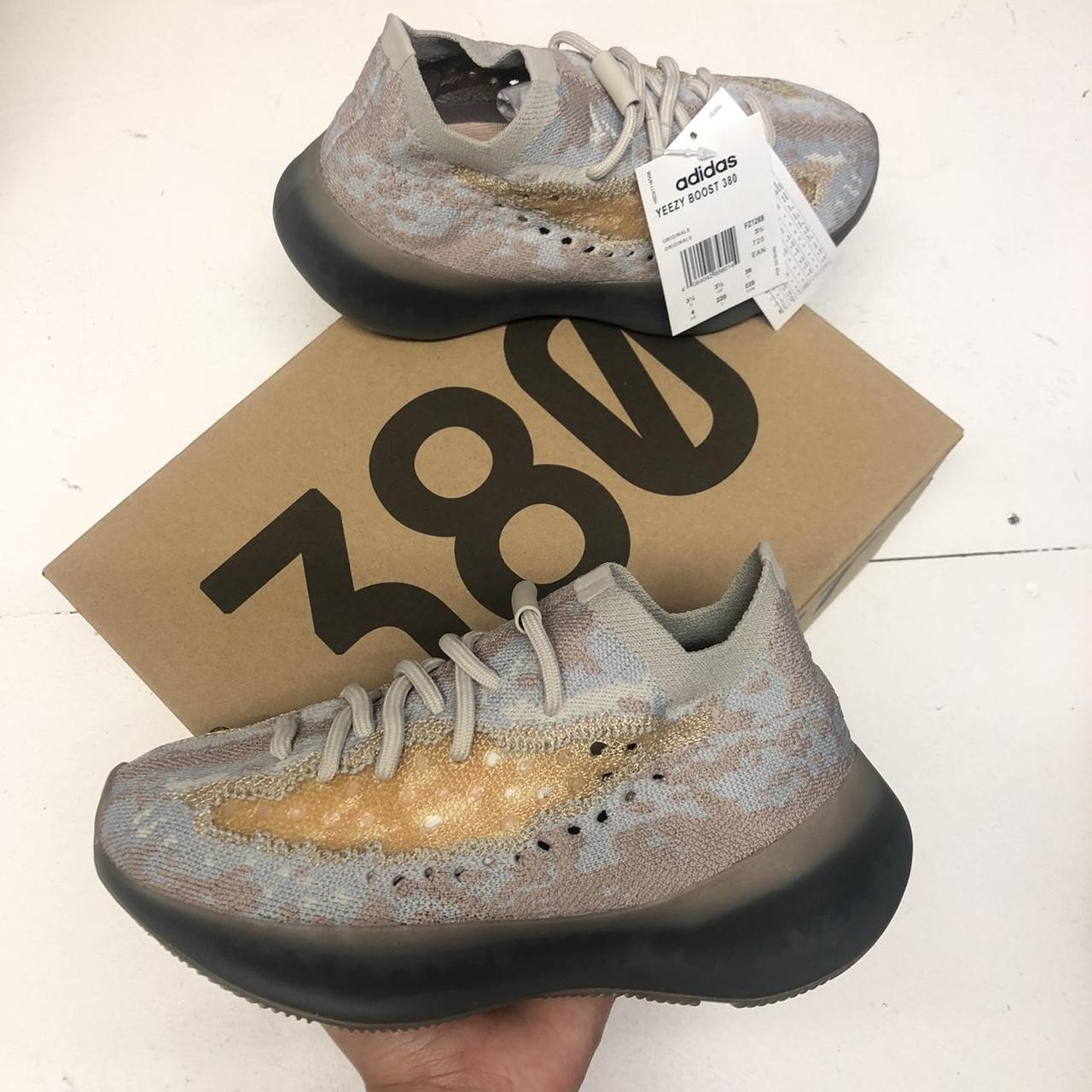 Yeezy 380 2024 womens gold