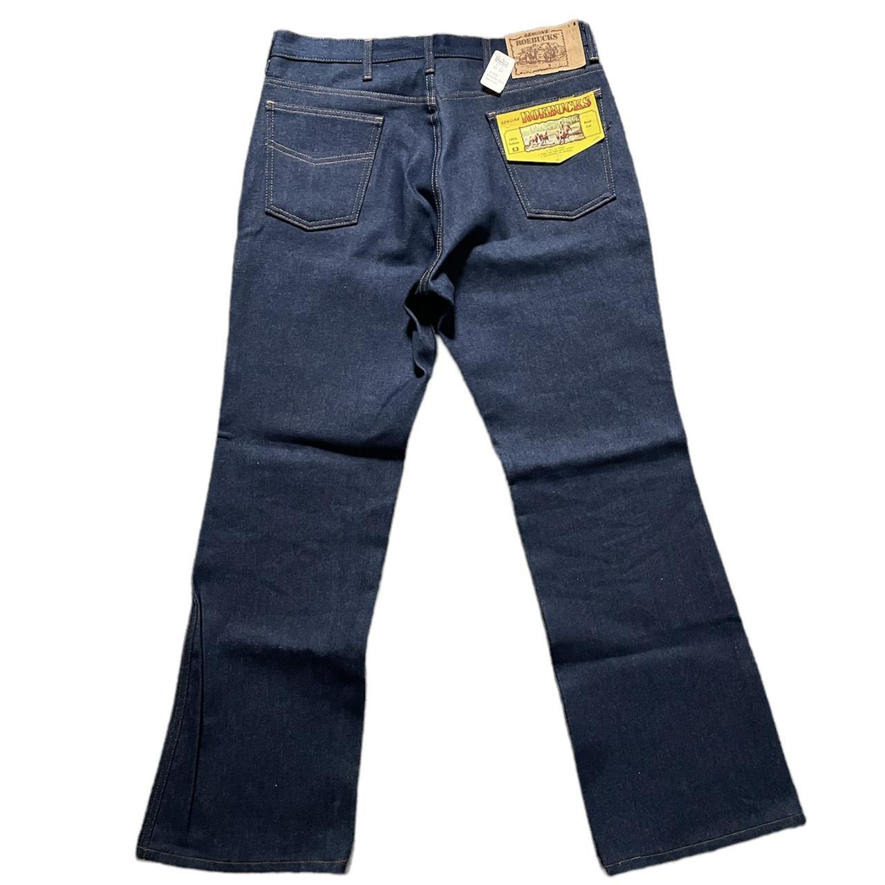 American Vintage Men's Blue and Navy Jeans | Depop