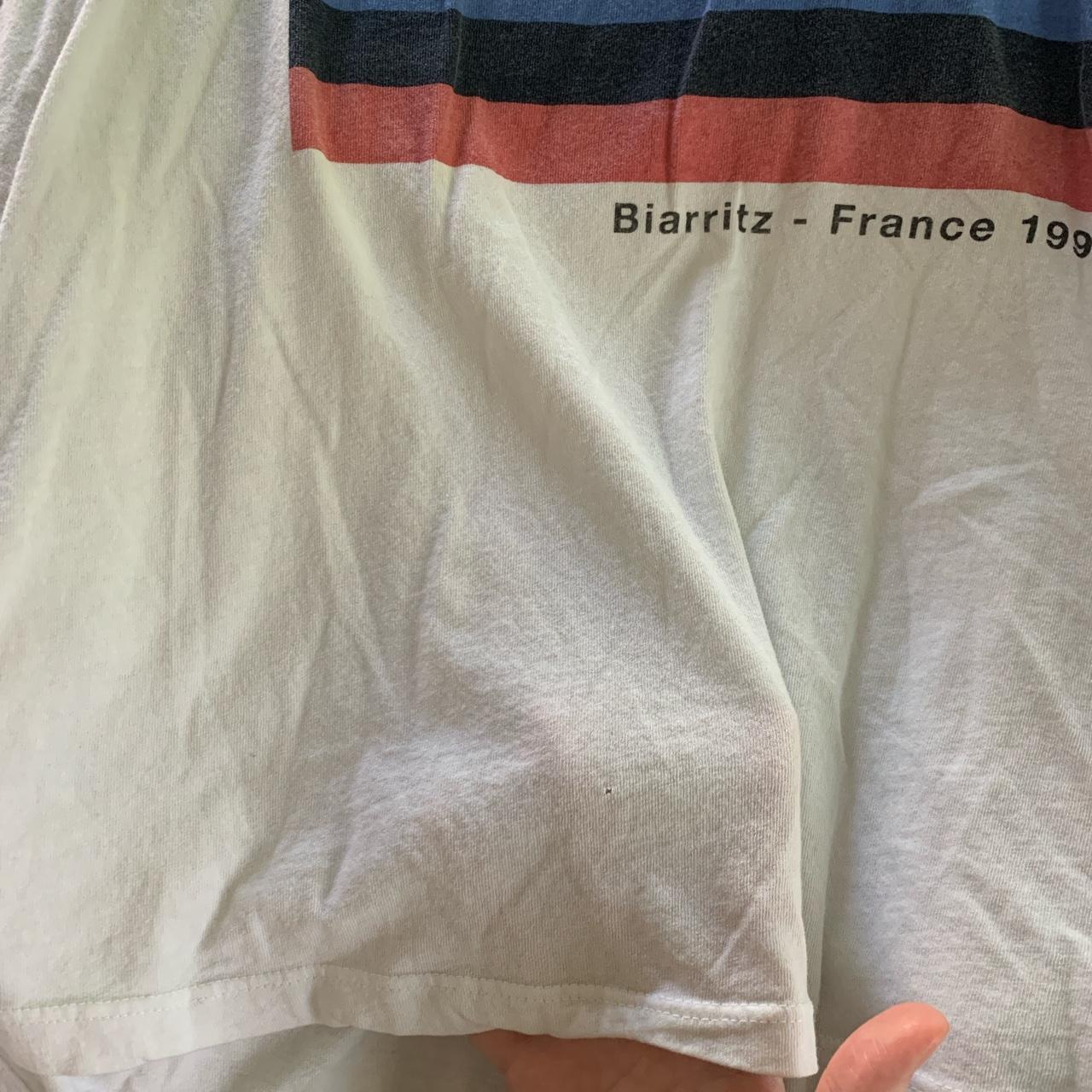 BRANDY MELVILLE TEE • Biarritz-France 1990 labeled... - Depop