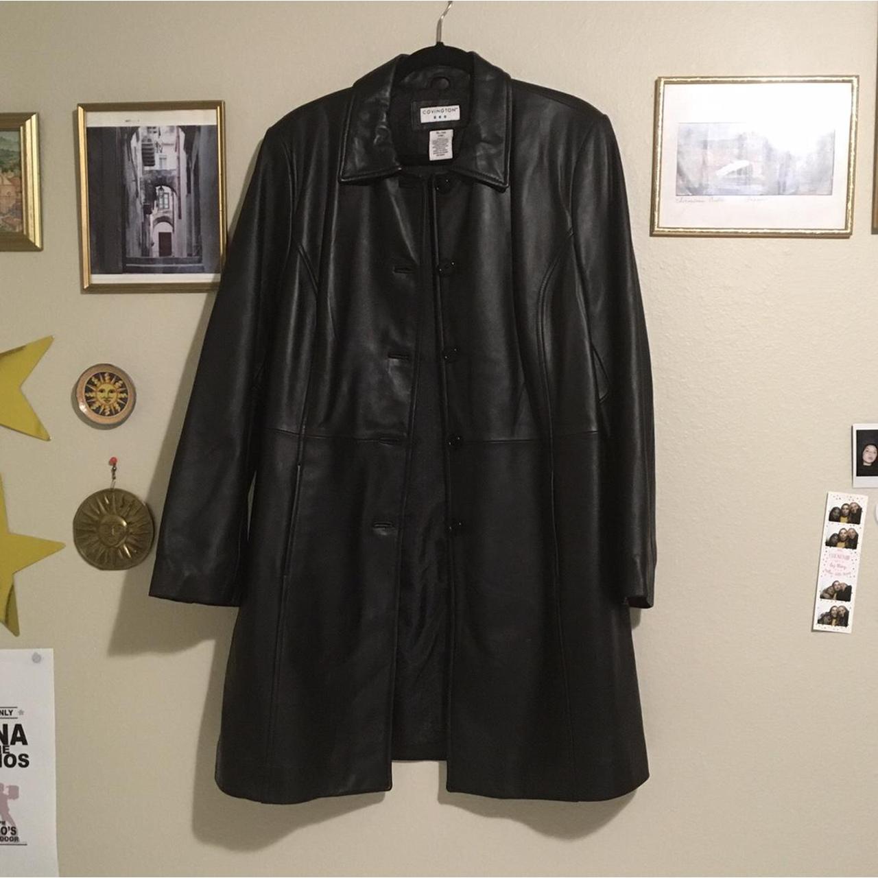 covington outerwear leather jacket