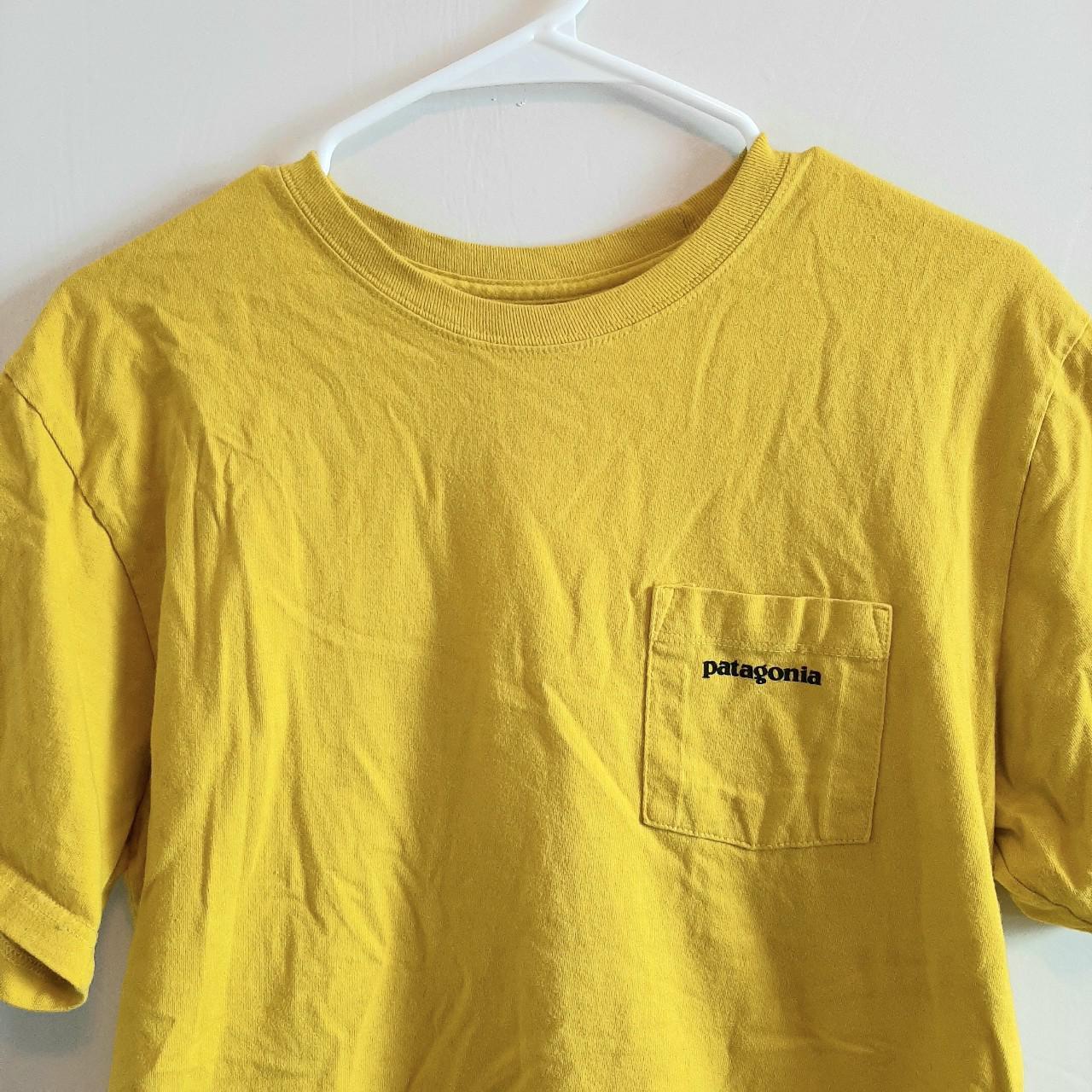 Bright Yellow Patagonia Shirt Size... - Depop