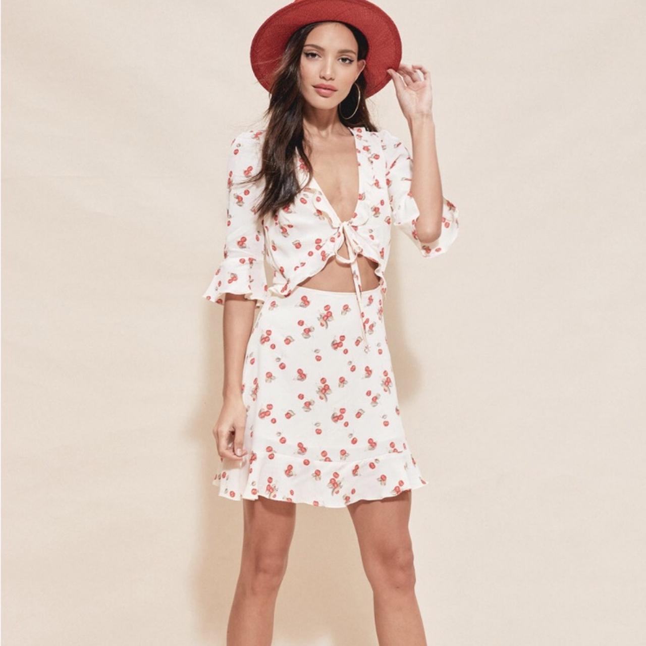 For love and lemons cherry dress sale