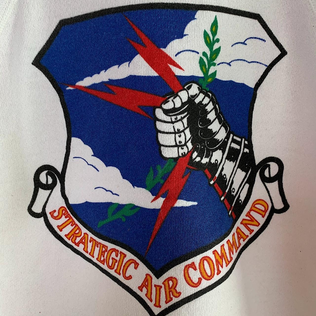 Vintage 1980s strategic air command Hanes brand... - Depop