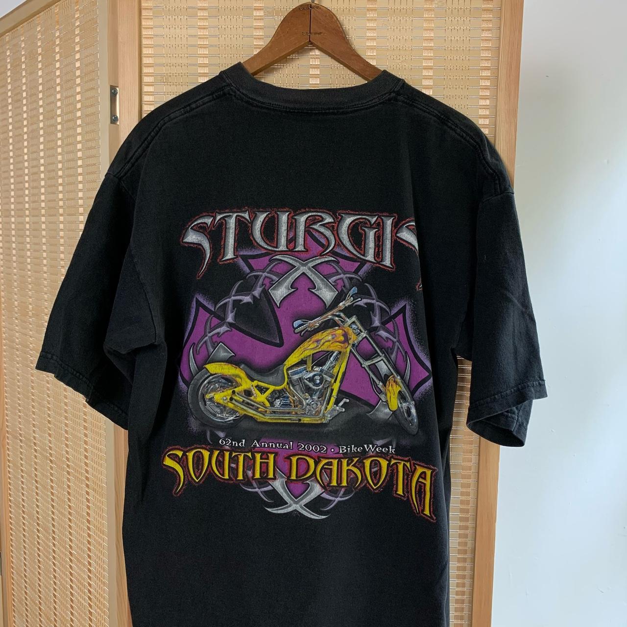 Vintage 2002 Sturgis Bike Week Tee Shirt Mens... - Depop