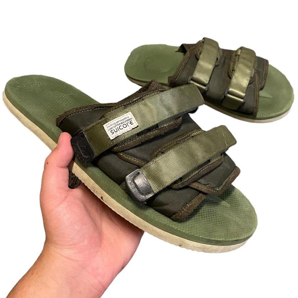 Suicoke Moto Cab Olive Green Sandal no original... - Depop