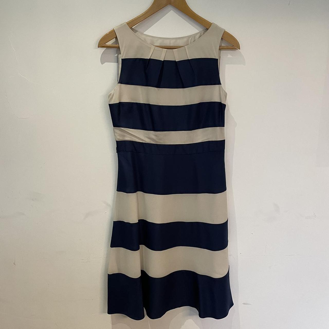 Coast dress • UK size 10 • Navy blue and... - Depop