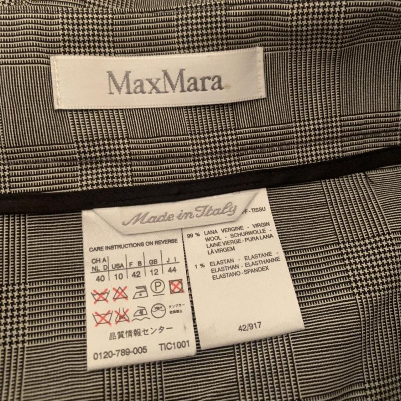 Max Mara Women's Grey and Black Skirt (3)