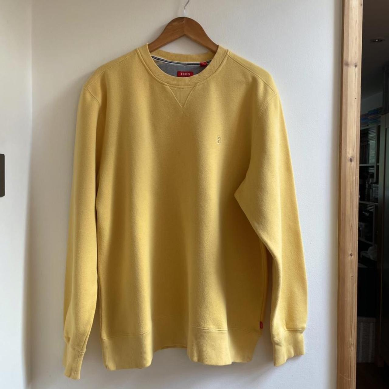 Vintage IZOD Yellow Crewneck Sweatshirt Slightly