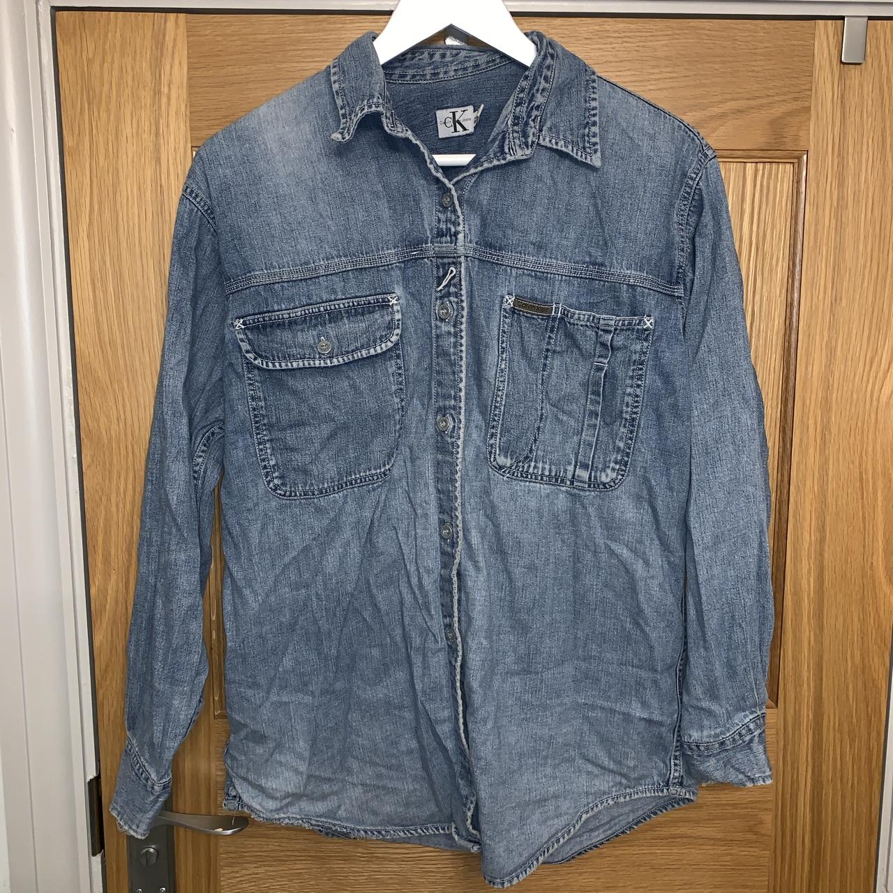 Shirt CALVIN KLEIN JEANS Blue size L International in Denim - Jeans -  37033936